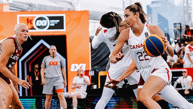 Canada’s women down Austria, Latvia on Day 1 of 3×3 basketball World Cup