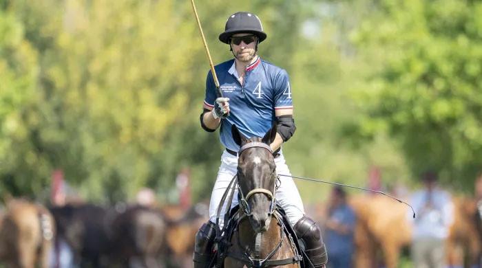 Prince William kicks of polo cup as Kate Middleton skips match
